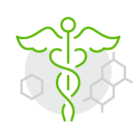 Caduceus medical icon